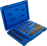 SCREW AND NUT EXTRACTOR SET WITH LEFT CUTTING DRILL SET | 2 - 18 MM | 49 PCS. (70329)