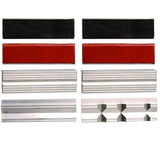 BENCH VICE JAW PROTECTOR SET | ALUMINIUM | 100 MM | 8 PCS. (8442)