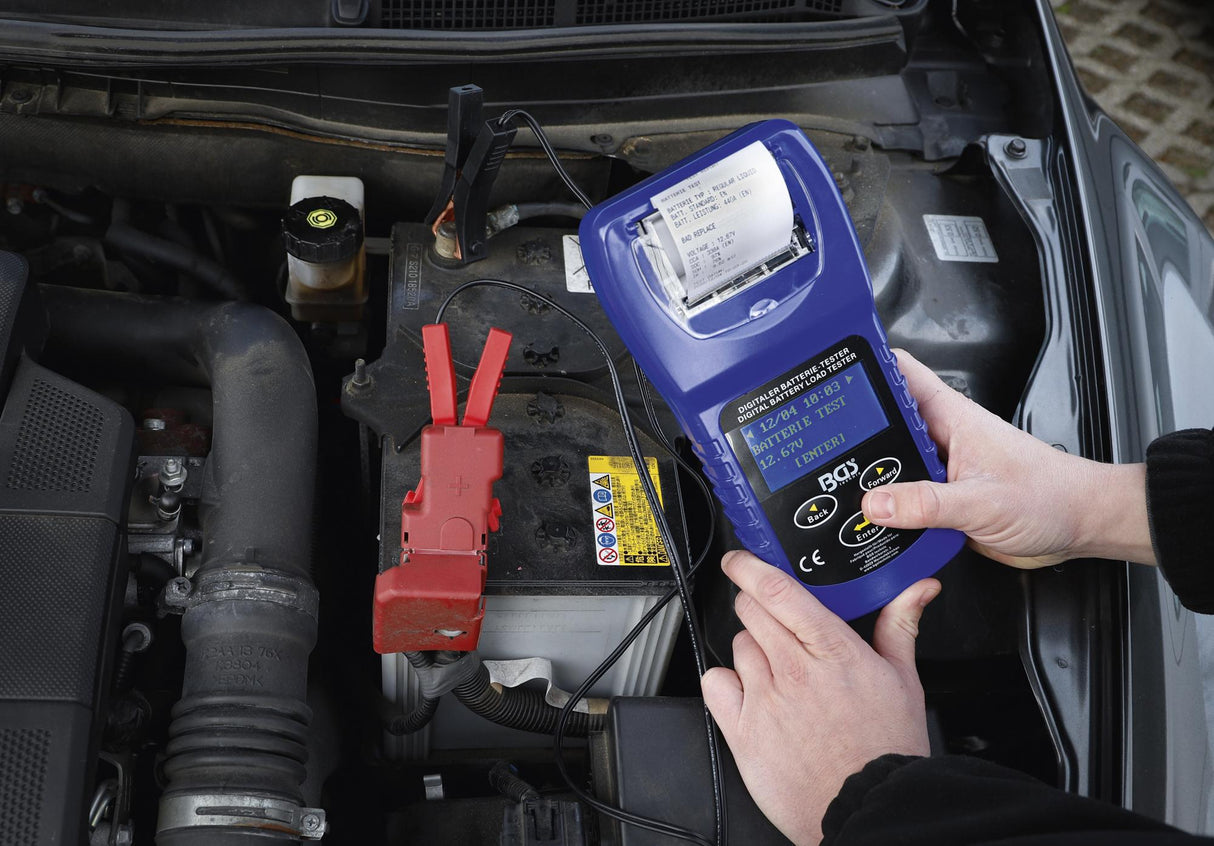 DIGITAL BATTERY TESTER AND CHARGER SYSTEM TESTER | WITH PRINTER (2133)