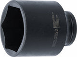 IMPACT SOCKET, HEXAGON | 12.5 MM (1/2") DRIVE | 52 MM (70012)