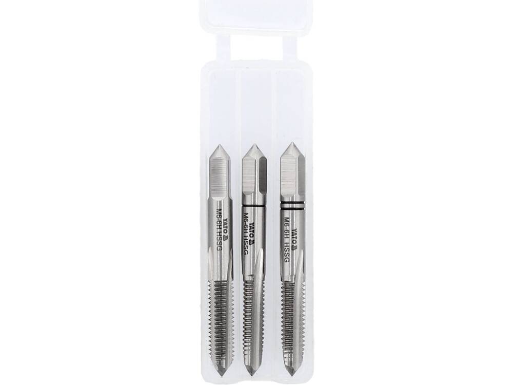 HAND TAP M6 / 3PCS HSS M2 (YT-2933)