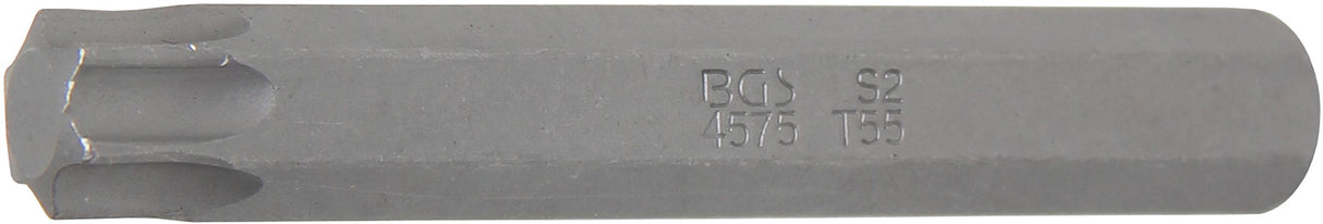 BIT | LENGTH 75 MM | 10 MM (3/8") DRIVE | T-STAR (FOR TORX) T55 (4575)