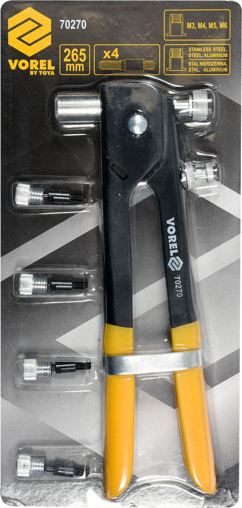 HAND RIVETER NUT M3-M6 (70270)