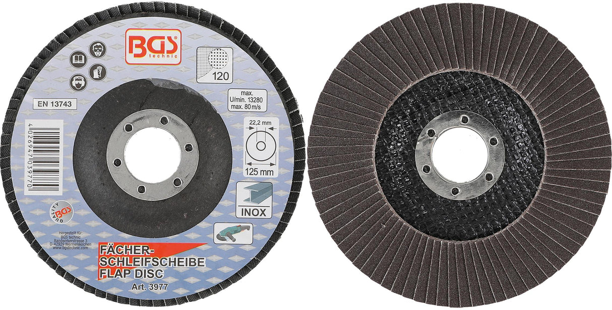 FLAP DISC | Ø 125 MM | K 120 (3977)