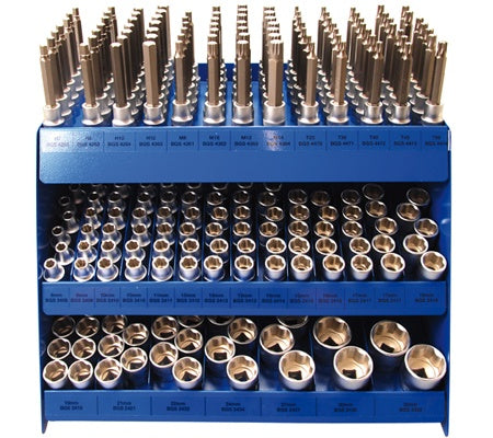 COMMERCIAL SALES STAND, FULLY EQUIPPED: 1/2" SOCKETS / 1/2" BIT SET 315 PCS. (4095)