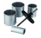 TUNGSTEN HOLE SAW SET | 33-53-67-73 MM | 6 PCS. (V3910)