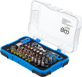 COLOR BIT SET | WITH BIT RATCHET | EXTERNAL HEXAGON 6.3 MM (1/4") | 43 PCS. (74299)