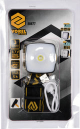 HEADLAMP 3W LED AND 4 SMD LED RECHARG. (88677)