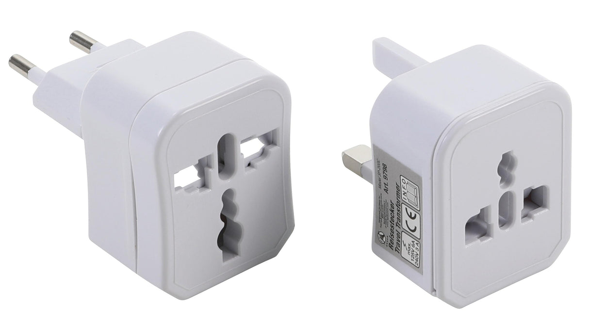 TRAVEL PLUG ADAPTOR | 3 PCS. (9798)