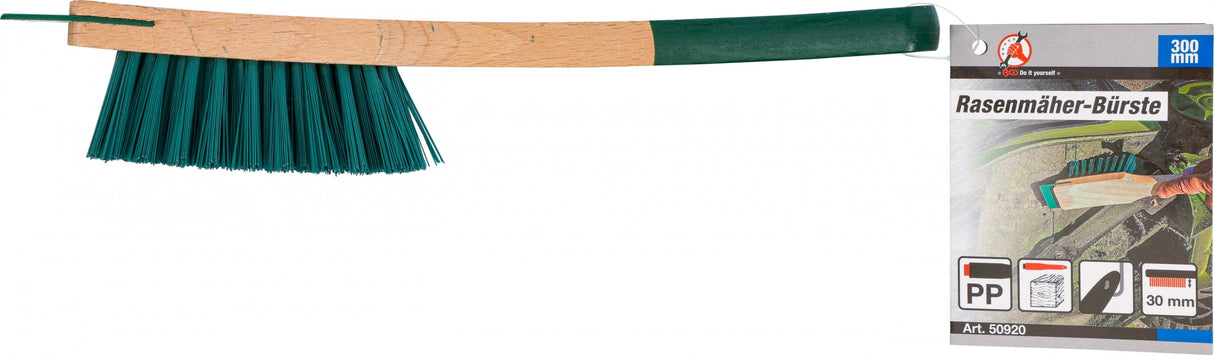 LAWNMOWER BRUSH 300 MM | WITH SCRAPER (50920)