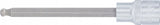 BIT SOCKET | LENGTH 140 MM | 12.5 MM (1/2") DRIVE | INTERNAL HEXAGON WITH BALL HEAD 7 MM (4258-7)