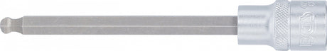 Ruuvikärki pujotettu hylsyyn | pituus 140 mm | 12,5 mm (1/2") | kuusiokolo nivelöity 7 mm (4258-7)
