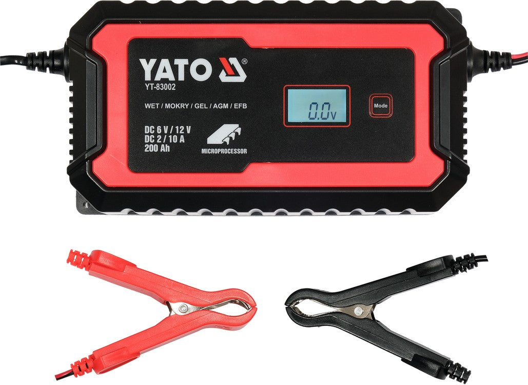 ELECTRONIC BATTERY CHARGER 6V/2A, 12V/10 (YT-83002)