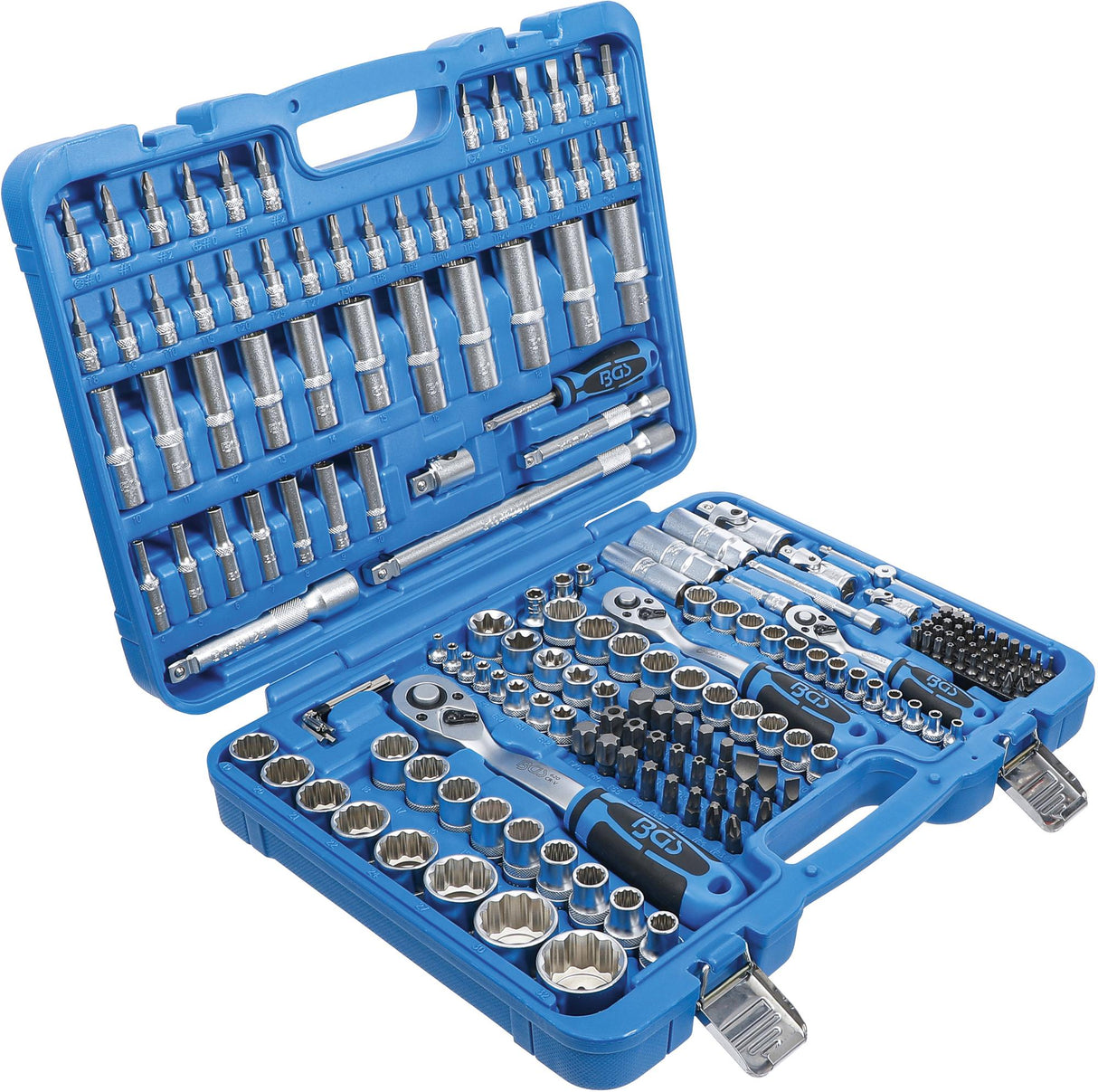 SOCKET SET 12-POINT | 6.3 MM (1/4") / 10 MM (3/8") / 12.5 MM (1/2") | 192 PCS. (2286)