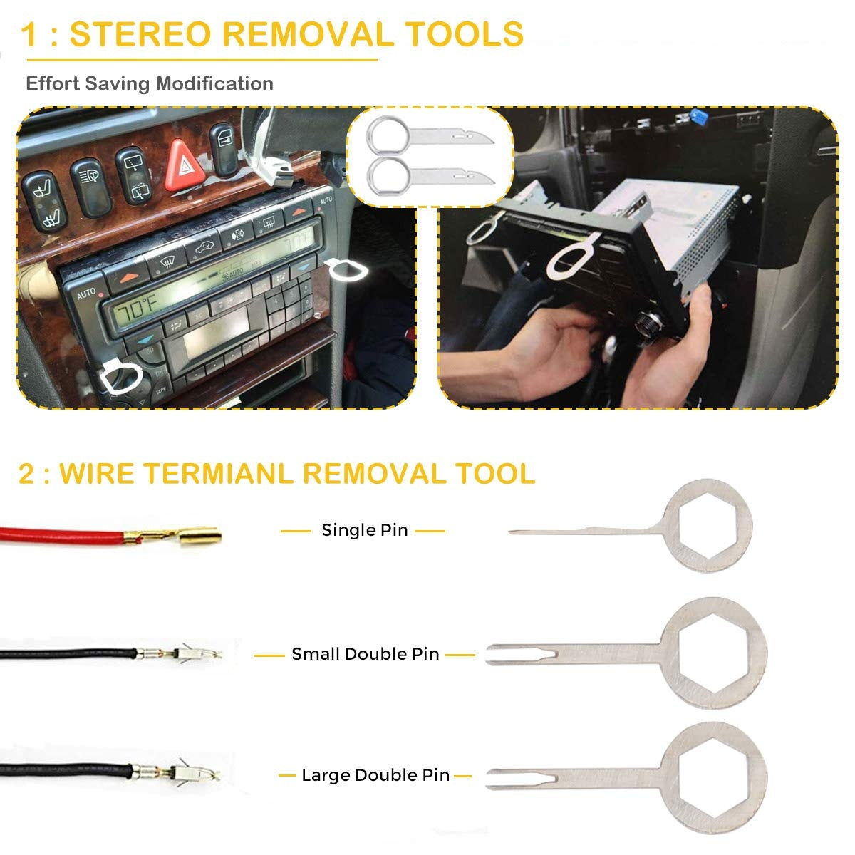 TRIM REMOVAL KIT | WITH AUDIO/RADIO PINS | 19 PCS. (SK4805A)