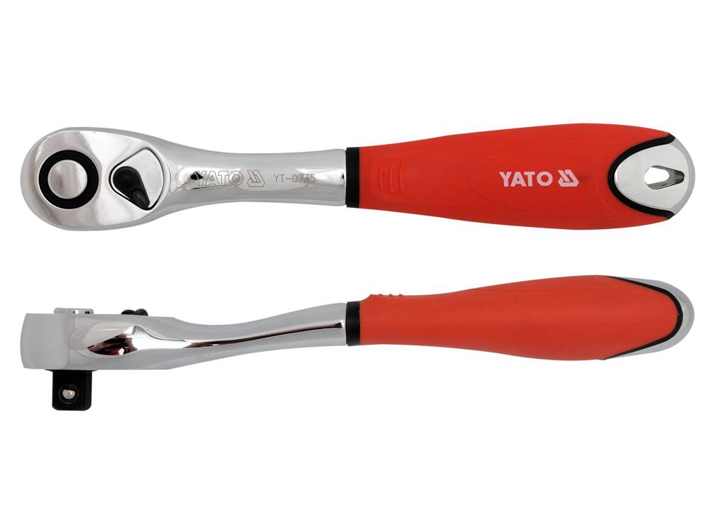 QUICK RELEASE CURVED RATCHET HANDLE 1/2 (YT-0735)