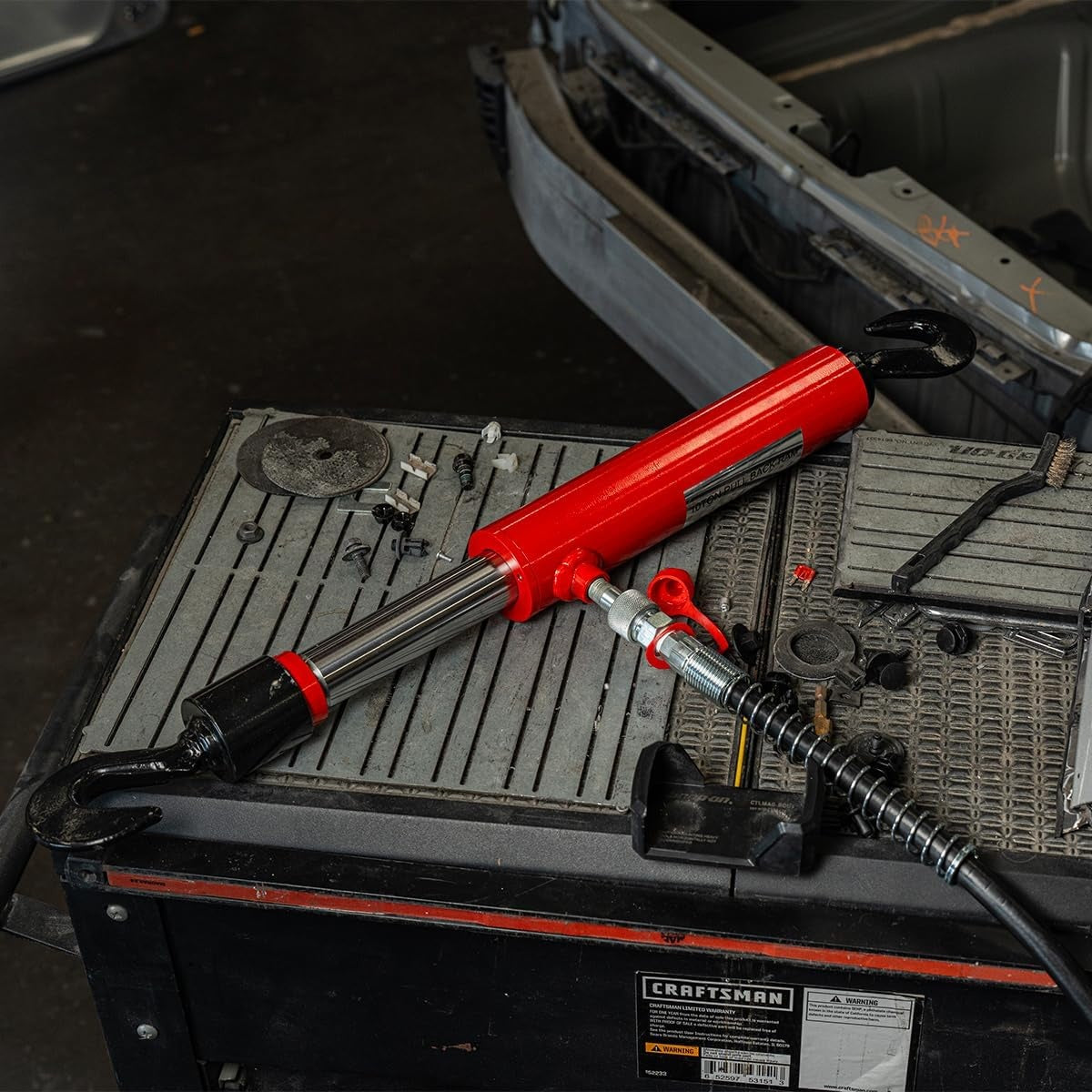 HYDRAULIC PULLING CYLINDER WITH HOOKS | 10 T (HR100)