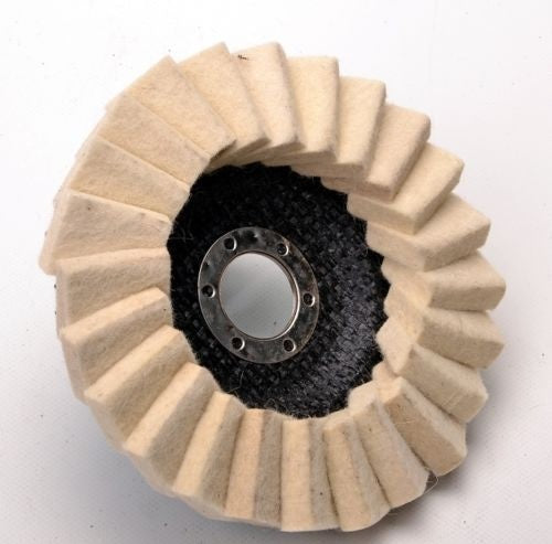 POLISHING DISC WHITE FLAP | 125 MM X 22 MM (FT0064)