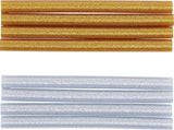 GLUE STICKS | GOLD/SILVER METALLIC | Ø 11 MM, 150 MM | 8 PCS. (80848)