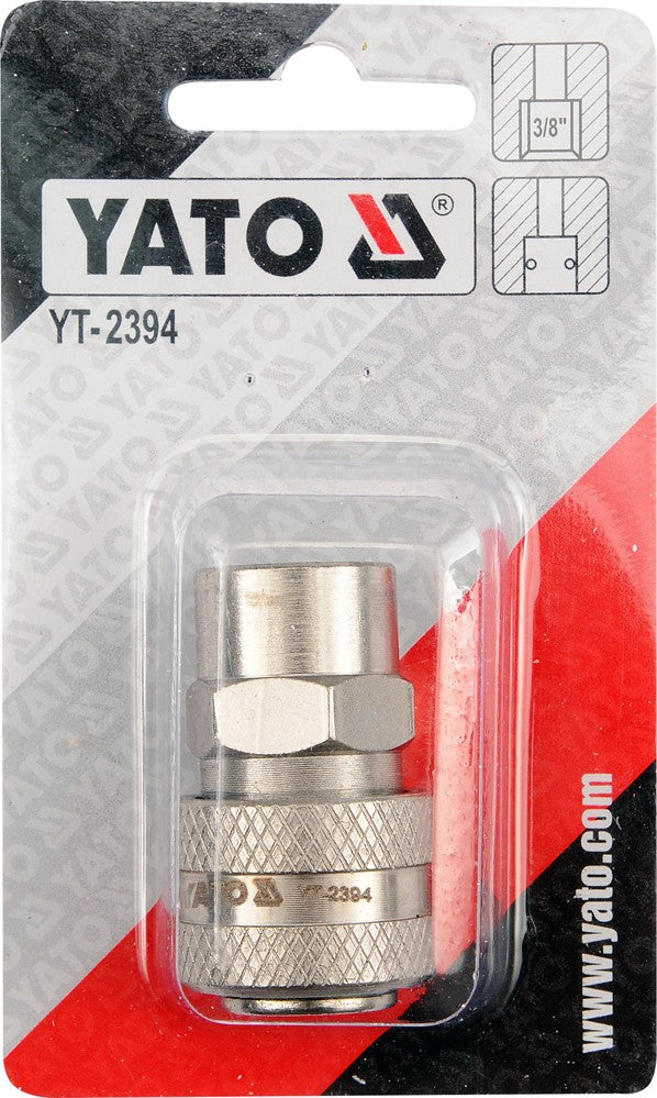 QUICK COUPLER 3/8"(F)X1/4"(F) (YT-2394)