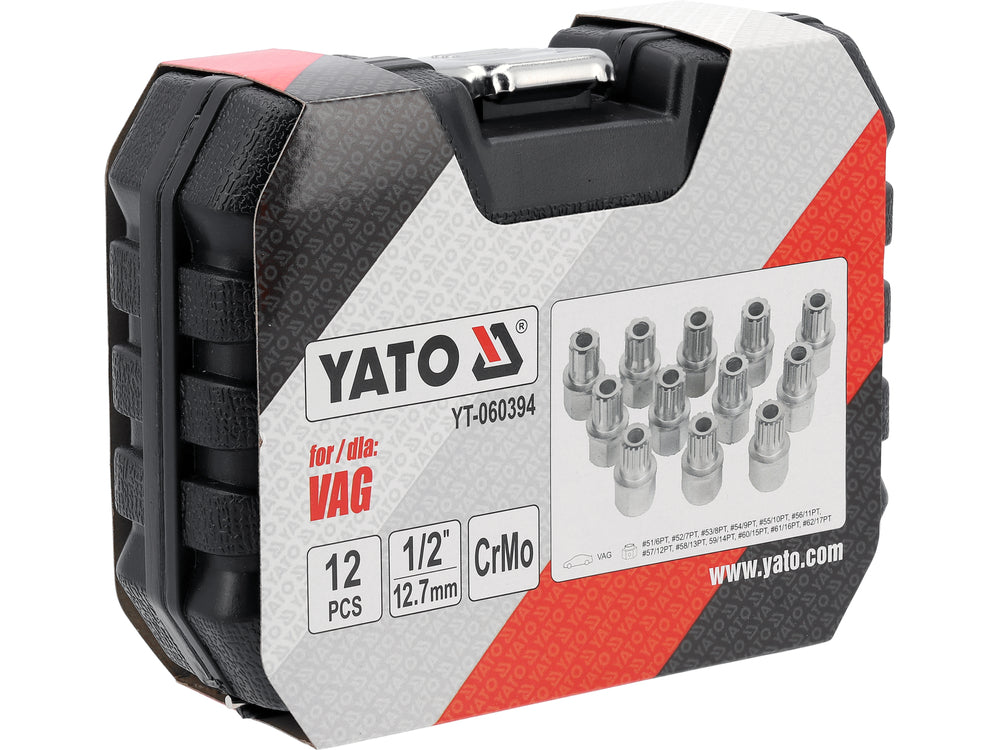 WHEEL NUTS SOCKET SET VAG 12PCS (YT-060394)