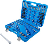 TOOL SET | 6.3 MM (1/4") + 12.5 MM (1/2") | E-TYPE / T-STAR (FOR TORX) | 84 PCS. (7849)