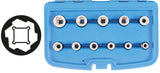 SCREW AND NUT EXTRACTOR SET | 10 MM (3/8") | METRIC | 11 PCS. (8383)