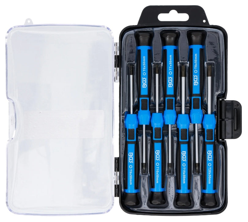 PRECISION SCREWDRIVER SET | T-STAR (TORX) T6 - T7 - T8 - T9 - T10 - T15 - T20 | 7 PCS. (4880)