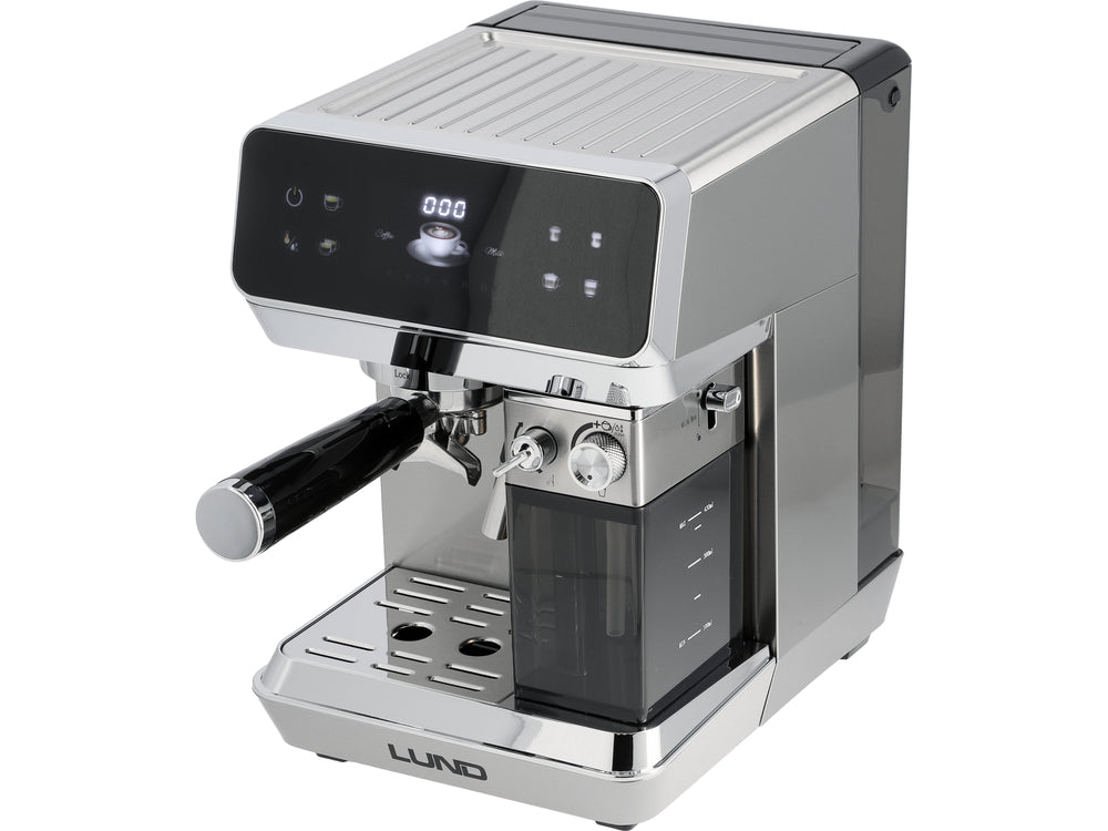 PRESSURE COFFEE MAKER WITH MILK FROTHER 1350W (68503)