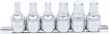 OIL SERVICE SOCKET SET | 12.5 MM (1/2") DRIVE | INTERNAL SQUARE | 6 PCS. (1016)