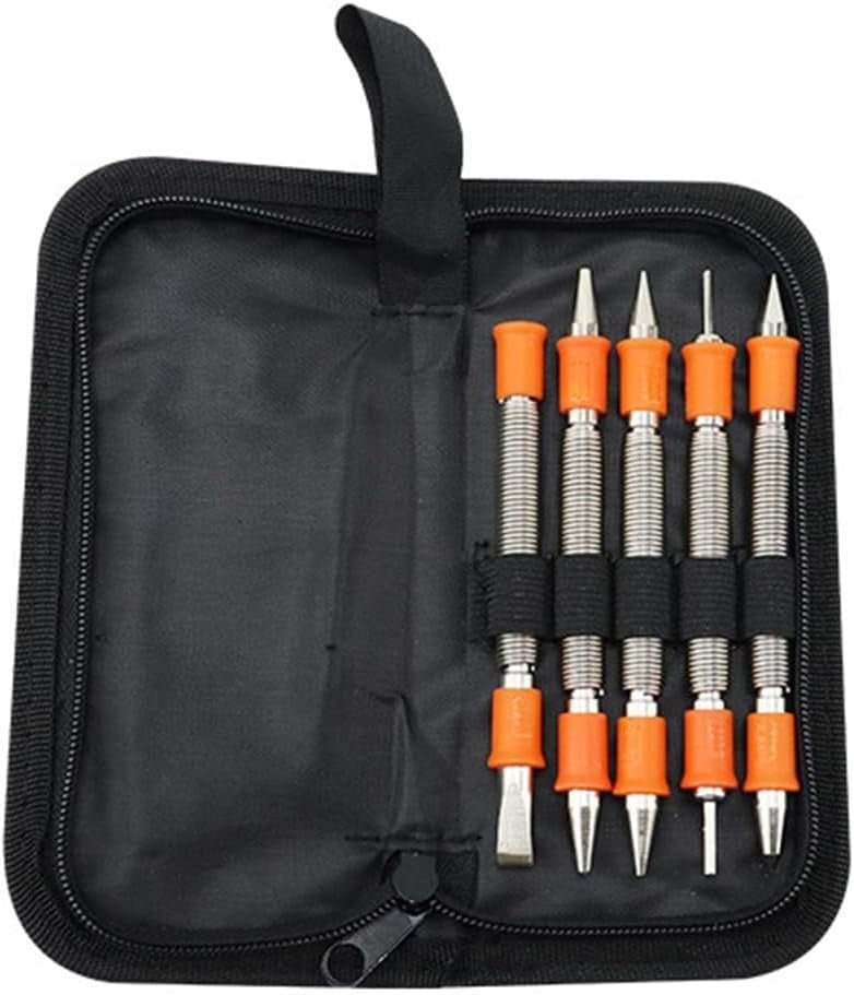 AUTOMATIC CENTER PUNCH SET | DOUBLE HEADED | 5 PCS. (DCP5S)