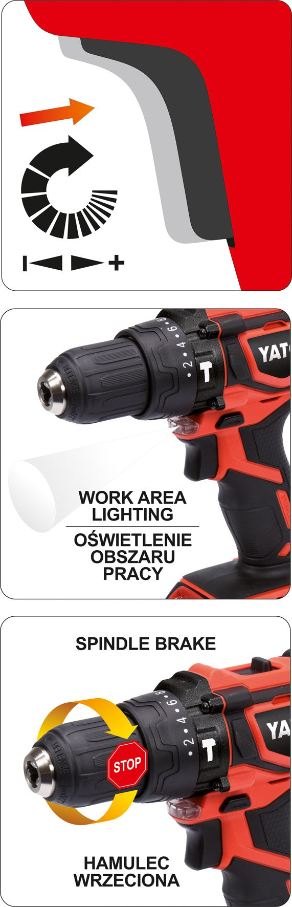 DRILL DRIVER 18V 40NM - 2AH (YT-82780)