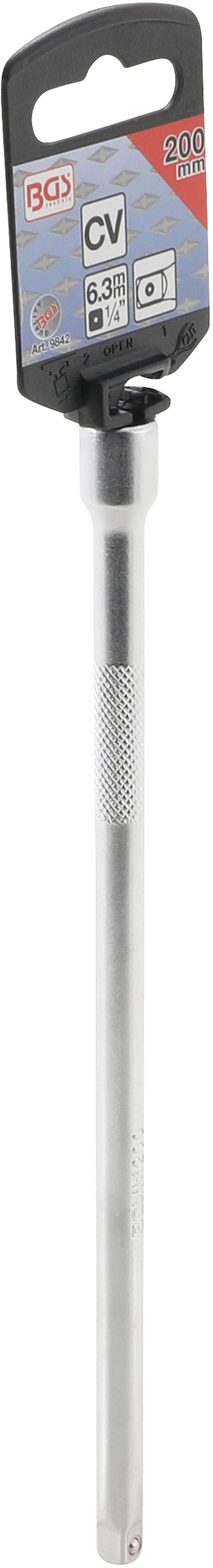EXTENSION BAR | 6.3 MM (1/4") | 200 MM (9842)