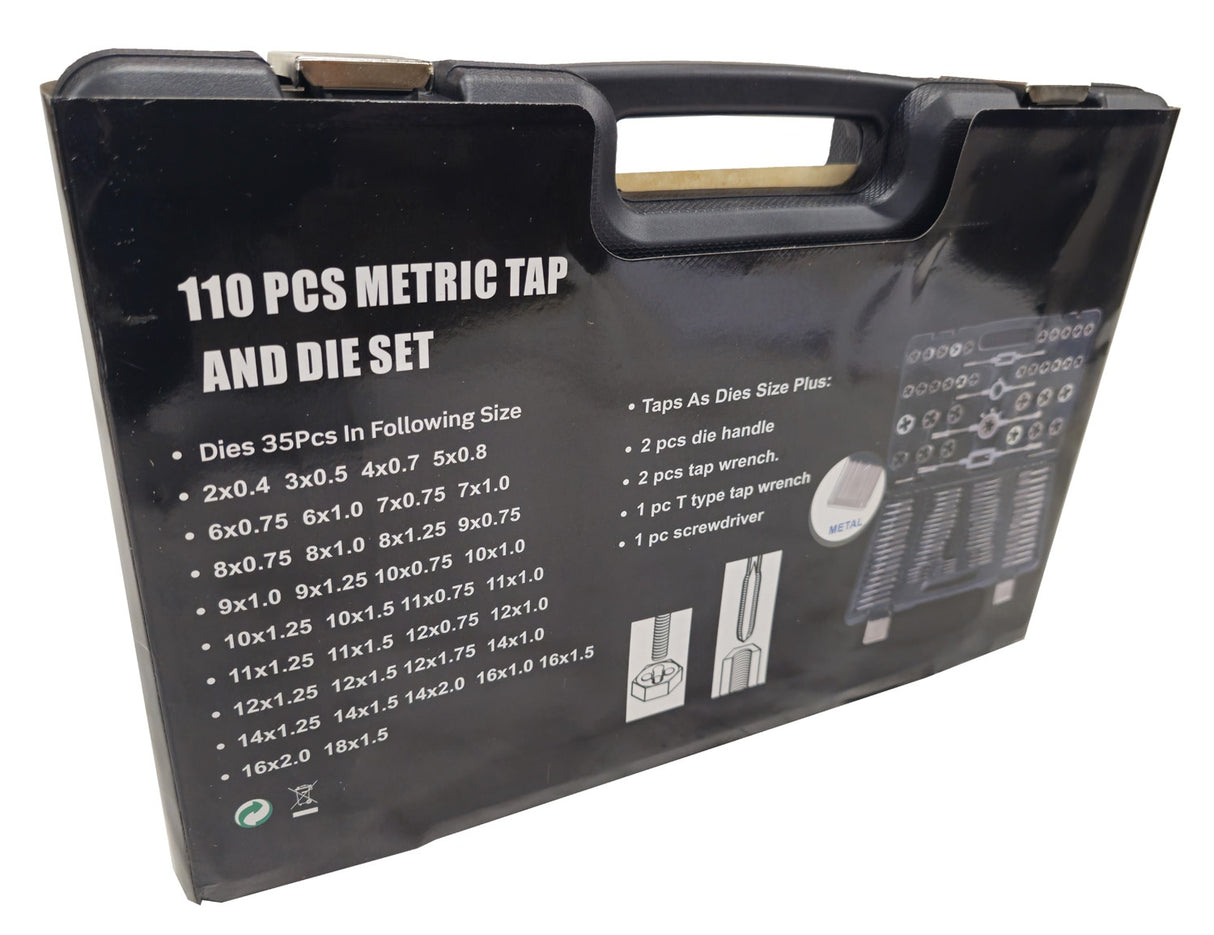 TAP AND DIE SET | M2 - M18 | 110 PCS. (1900WW)