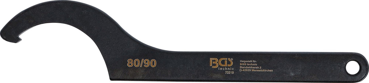 HOOK WRENCH WITH NOSE | 80 - 90 MM (73219)
