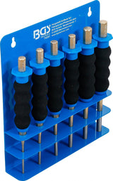PIN PUNCH SET | WITH HAND PROTECTION | 180 MM | 3 - 8 MM | 6 PCS. (74591)