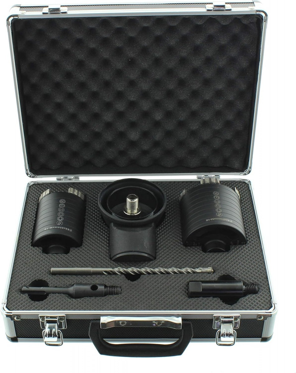 DIAMOND CORE DRILL BIT SET | SDS | 68 - 82 MM | DUST EXTRACTION (SR001)