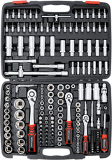 SOCKET SET | 6.3 MM (1/4") / 10 MM (3/8") / 12.5 MM (1/2") DRIVE | 172 PCS. (15219)