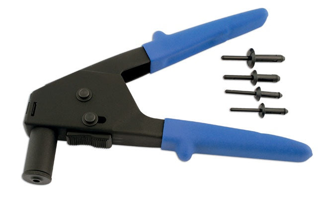 RIVET TOOL FOR PLASTIC RIVETS WITH 40 PCS. RIVETS (RK1201)