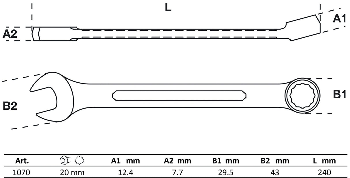 COMBINATION SPANNER | 20 MM (1070)