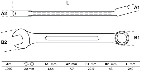 COMBINATION SPANNER | 20 MM (1070)