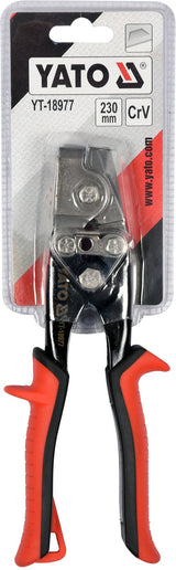 SHEET METAL PLIERS | FOR JOINING SHEET METAL ELEMENTS | 230 MM (YT-18977)