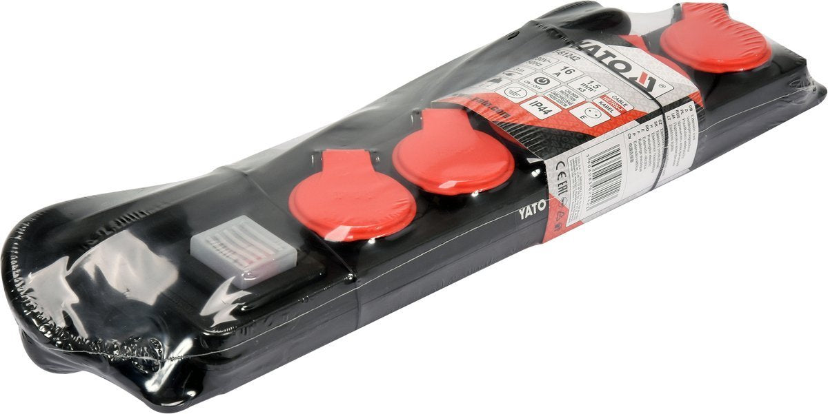 HD POWER STRIP IP 44 W. GROUND 5S 3M (YT-81242)