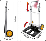 FOLDABLE HAND TRUCK MAX CAPACITY 90KG (78661)