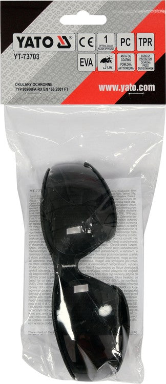 SAFETY GLASSES COMFORT+ GREY (YT-73703)