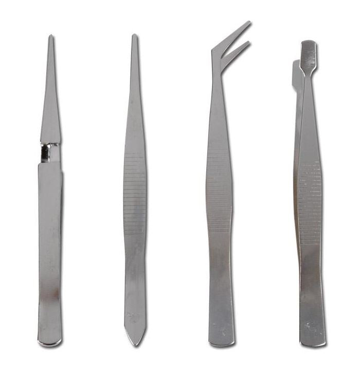TWEEZERS | 105-120 MM | 4 PCS. (2044)