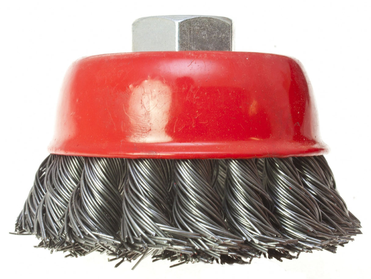 TWISTED WIRE CUP BRUSH | M14 X 2 | Ø 75 MM (ES740075)