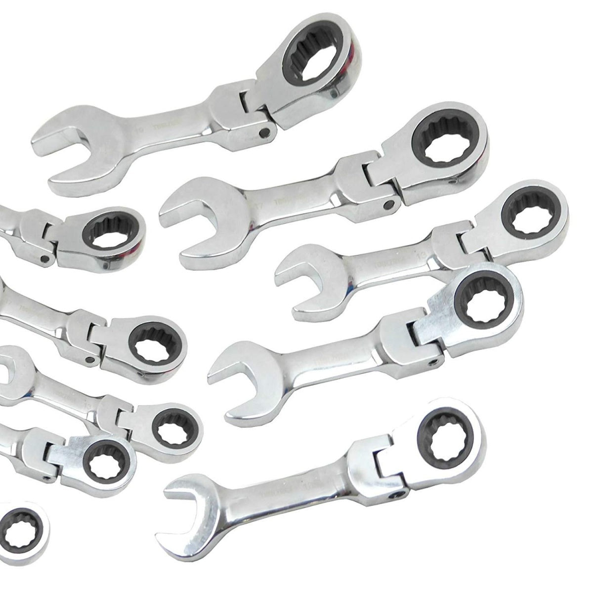 OFFSET RATCHET WRENCHES | FLEX HEAD | 10/12/13/17/19 MM | 5 PCS. (RP5)
