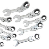 OFFSET RATCHET WRENCHES | FLEX HEAD | 10/12/13/17/19 MM | 5 PCS. (RP5)