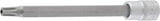 BIT SOCKET | LENGTH 100 MM | 6.3 MM (1/4") DRIVE | T-STAR TAMPERPROOF (FOR TORX) T30 (4203)